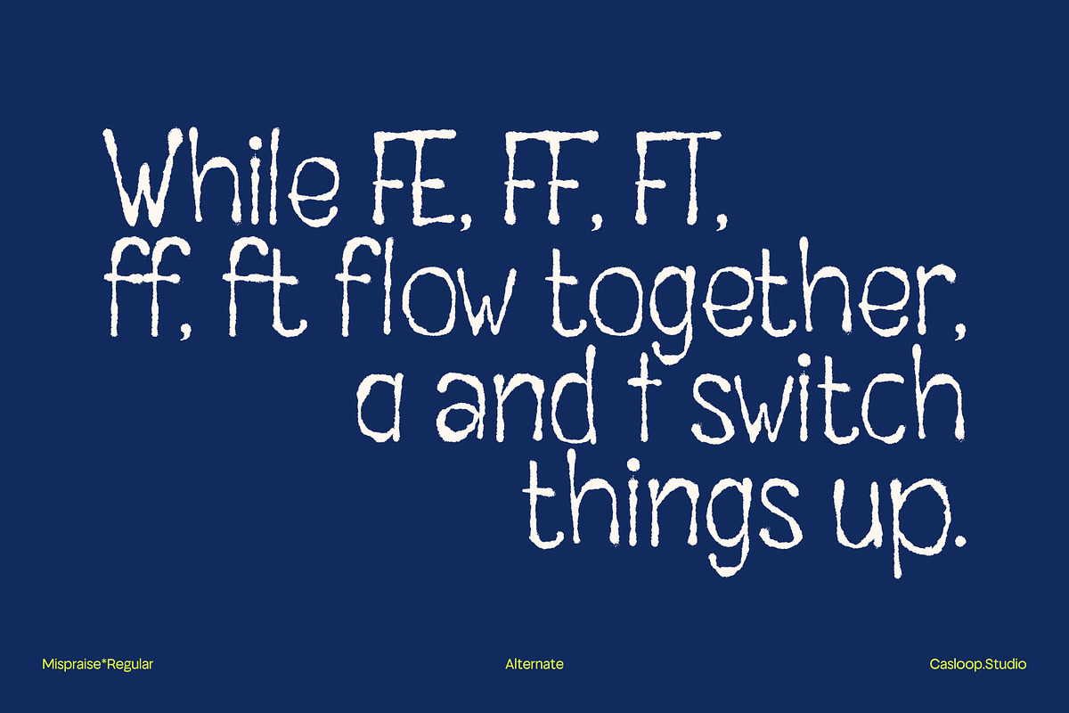 Mispraise – Marker All-Caps Font, a Handwritten Font by Casloop Studio (Photo 5 of 10)