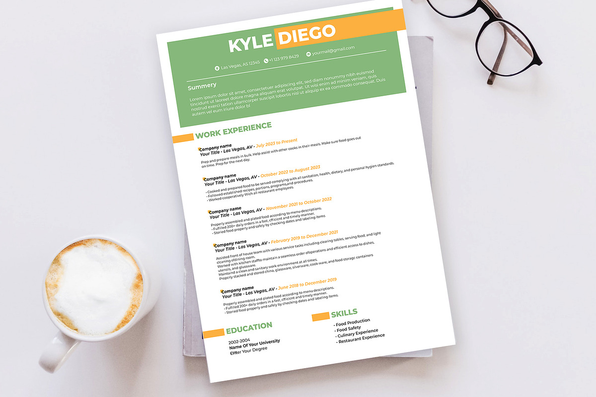 Job Winning Resume/CV Template, a Resume Template by Sharifull11 (Photo 3 of 3)