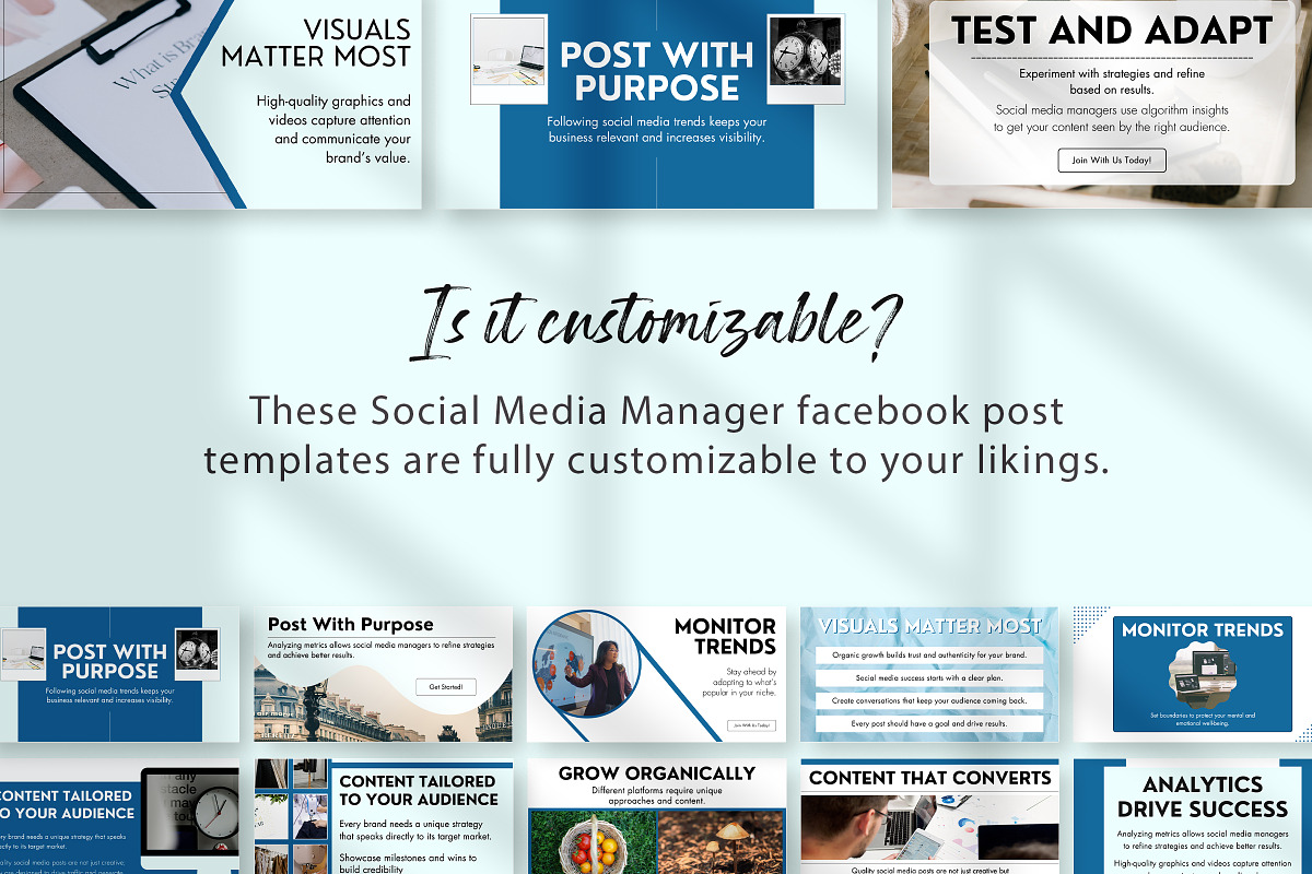 Social Media Manager Canva Template preview 5