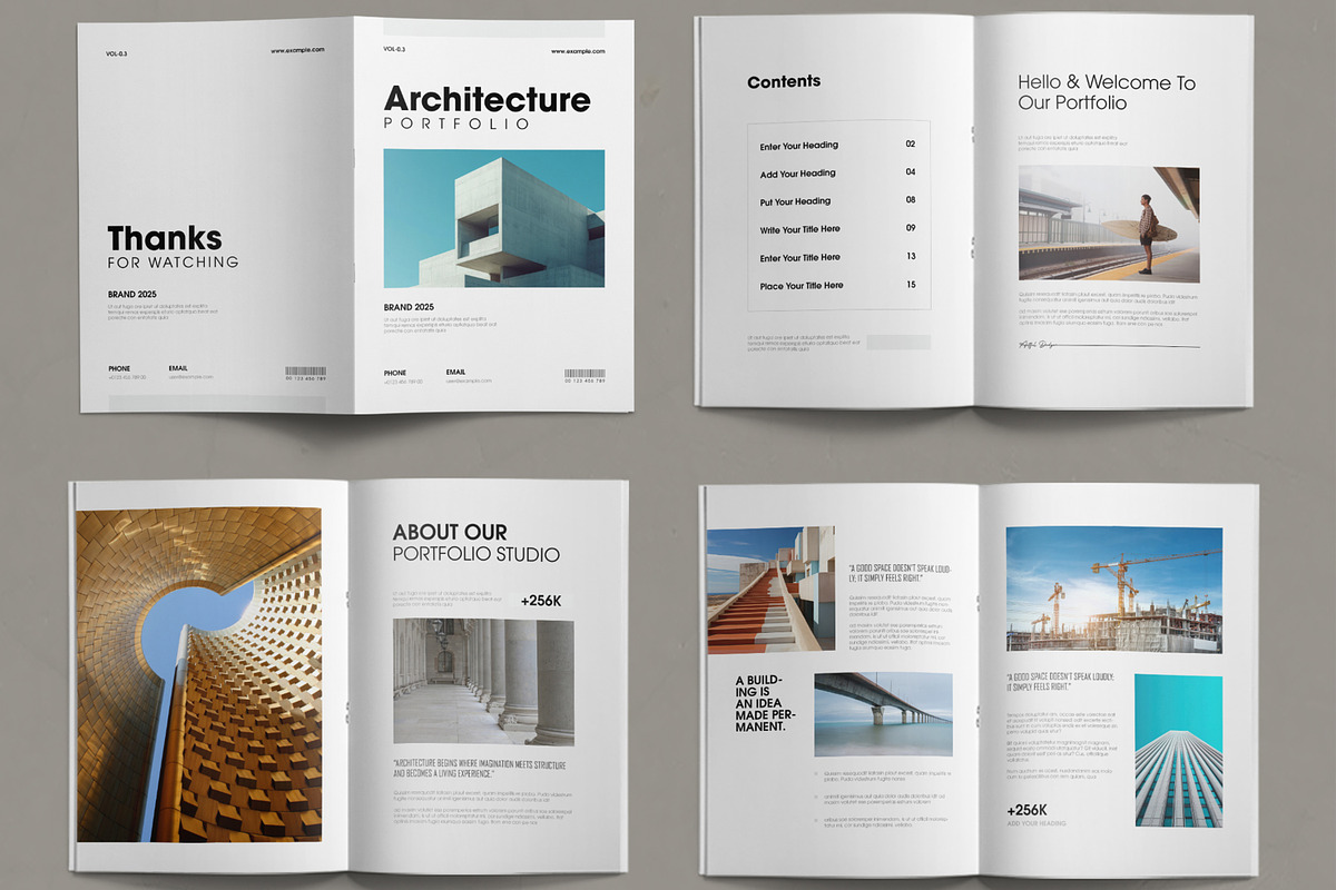 Architecture Portfolio Layout, a Brochure Template by ContestDesign (Photo 2 of 3)