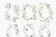 Wildflower frame corners clipart, a Decorative Illustration by Invite to Clipart (Thumbnail 9 of 10)