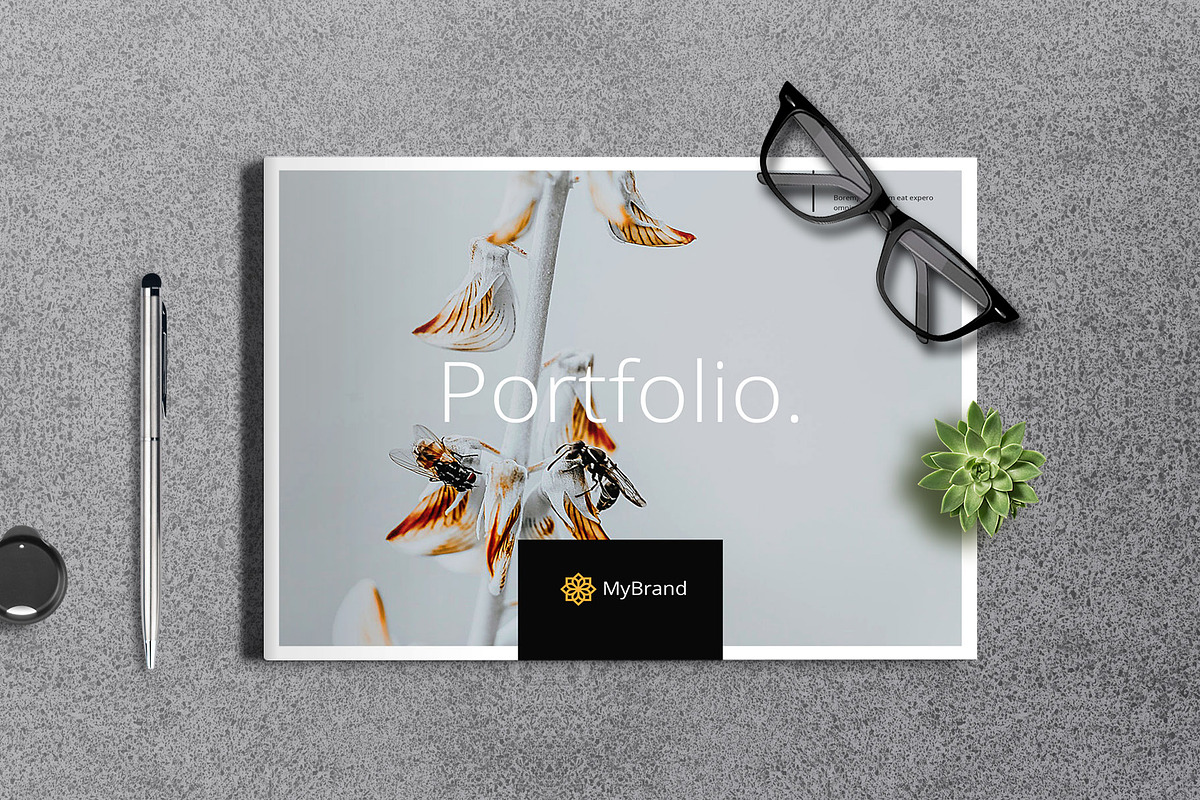 Portfolio Brochure Landscape, a Brochure Template by GoldenPixelStudio (Photo 1 of 10)