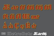 MetroBots Chrome, a Font by Our House Graphics Inc. (Thumbnail 14 of 16)
