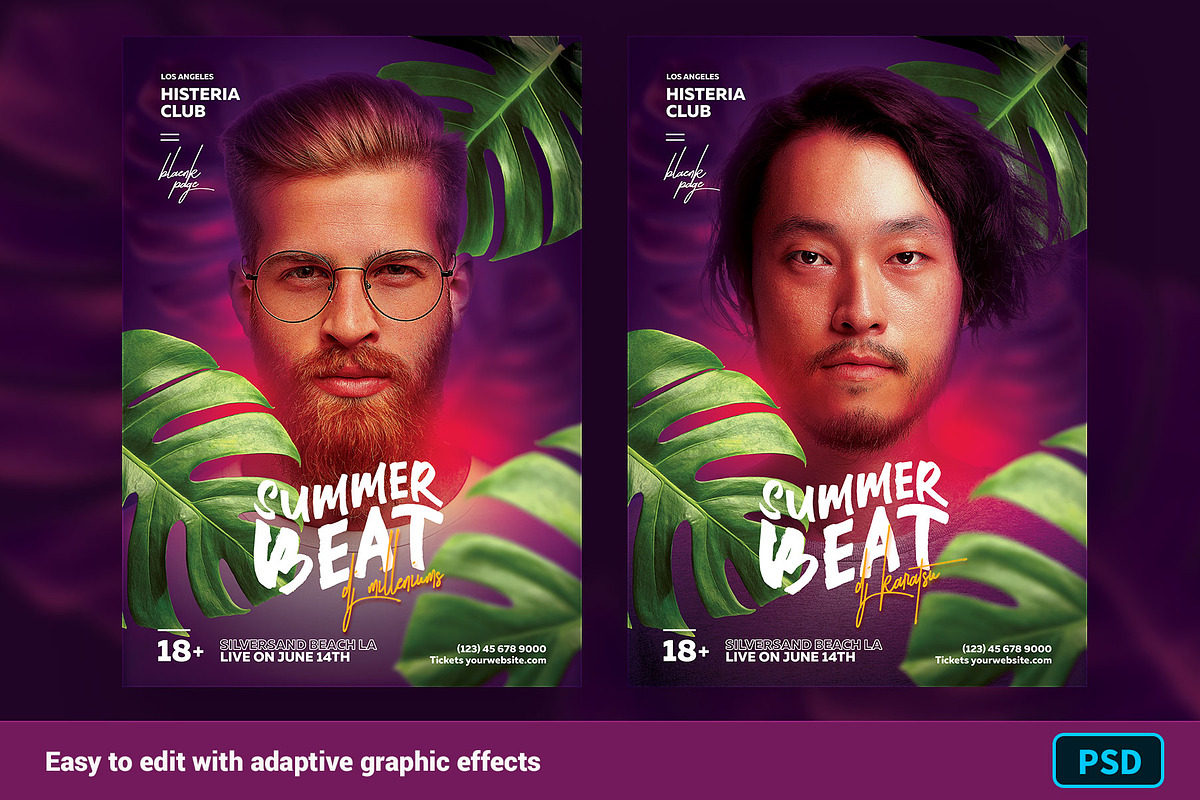 Summer Party DJ Flyer, a Flyer Template by Bornx Design (Photo 2 of 3)