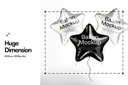 Start Foil Balloon Mockup, a Product Mockup by SLAB! Design (Thumbnail 2 of 7)