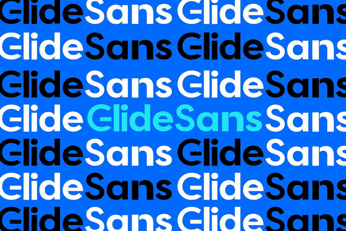 GlideSans - Bold Sans Serif Font, a Sans Serif Font by AN Productions (Photo 8 of 9)