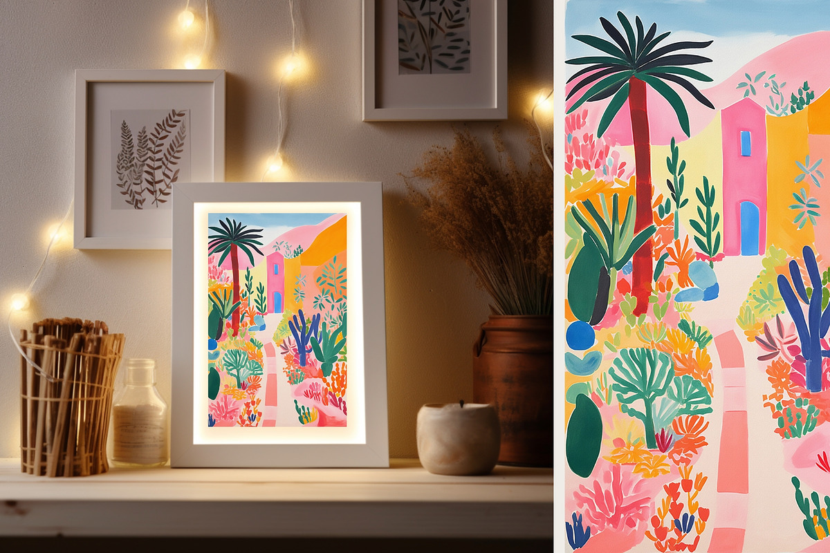 4 happy muti-color art print, a Decorative Illustration by ARTOZEN DIGITAL (Photo 9 of 13)