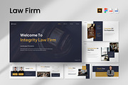 Law Firm Landscape Template, a Brochure Template by Antstheme (Thumbnail 1 of 2)