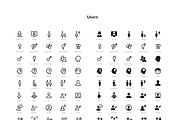 2,500 Line and Solid Icons, a Solid Icon by Icon54 (Thumbnail 18 of 18)