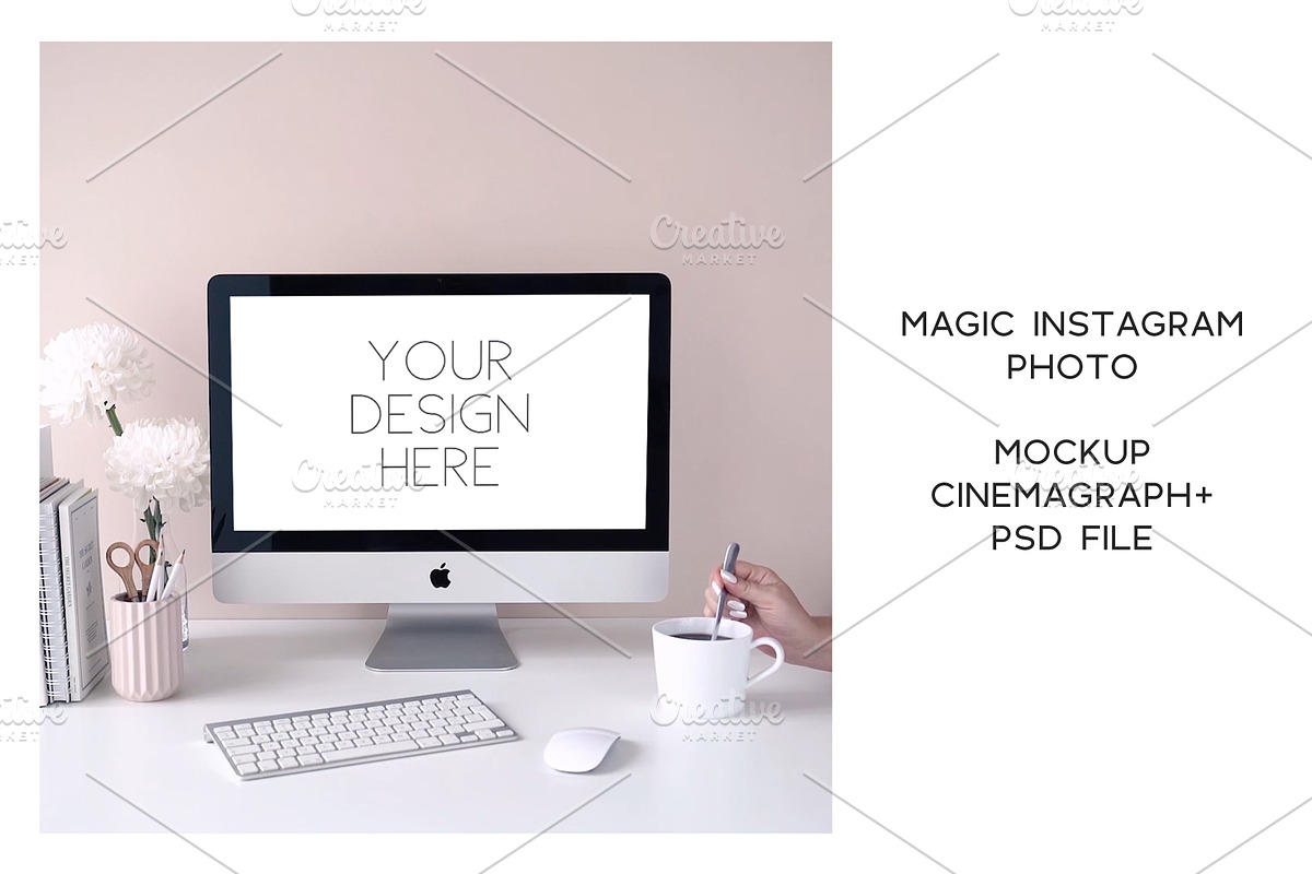 Animated Instagram photo. Mockup #21, a Social Media Template by Una Matison (Photo 2 of 3)