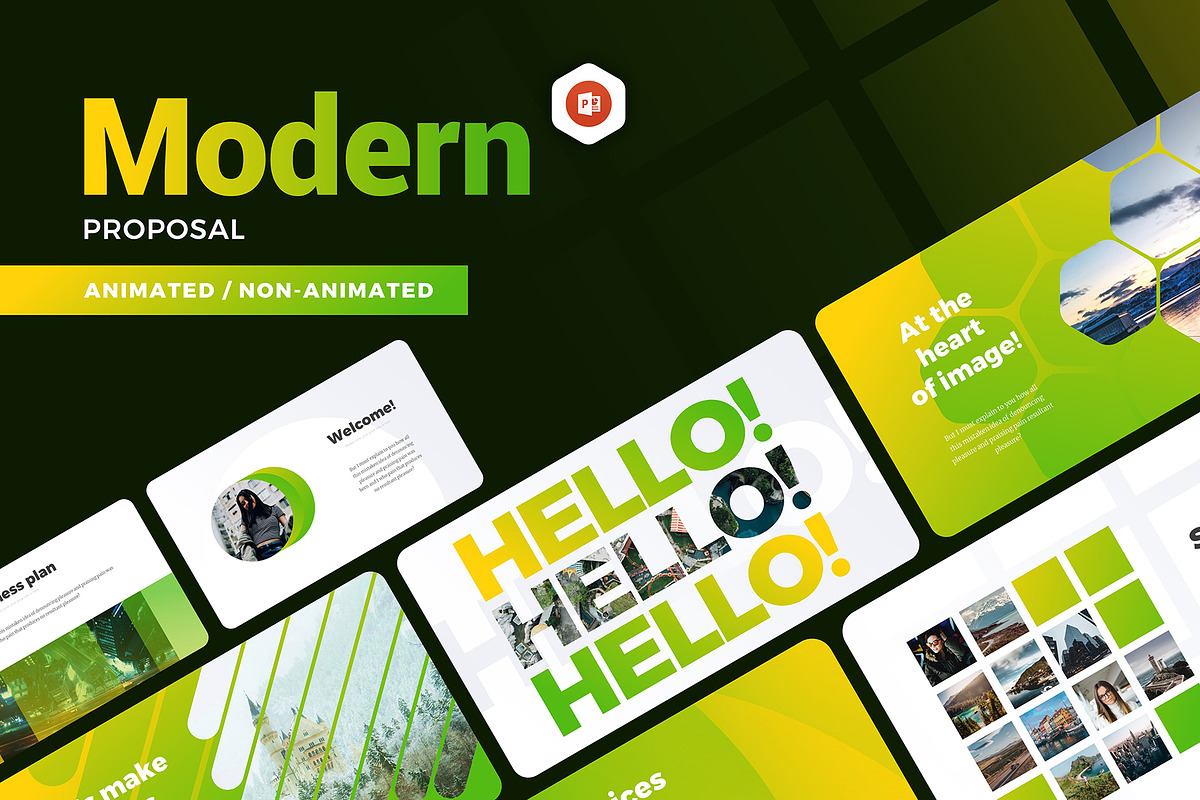 Modern Creative Proposal, a Presentation Template by Evgeny Bagro (Photo 1 of 7)