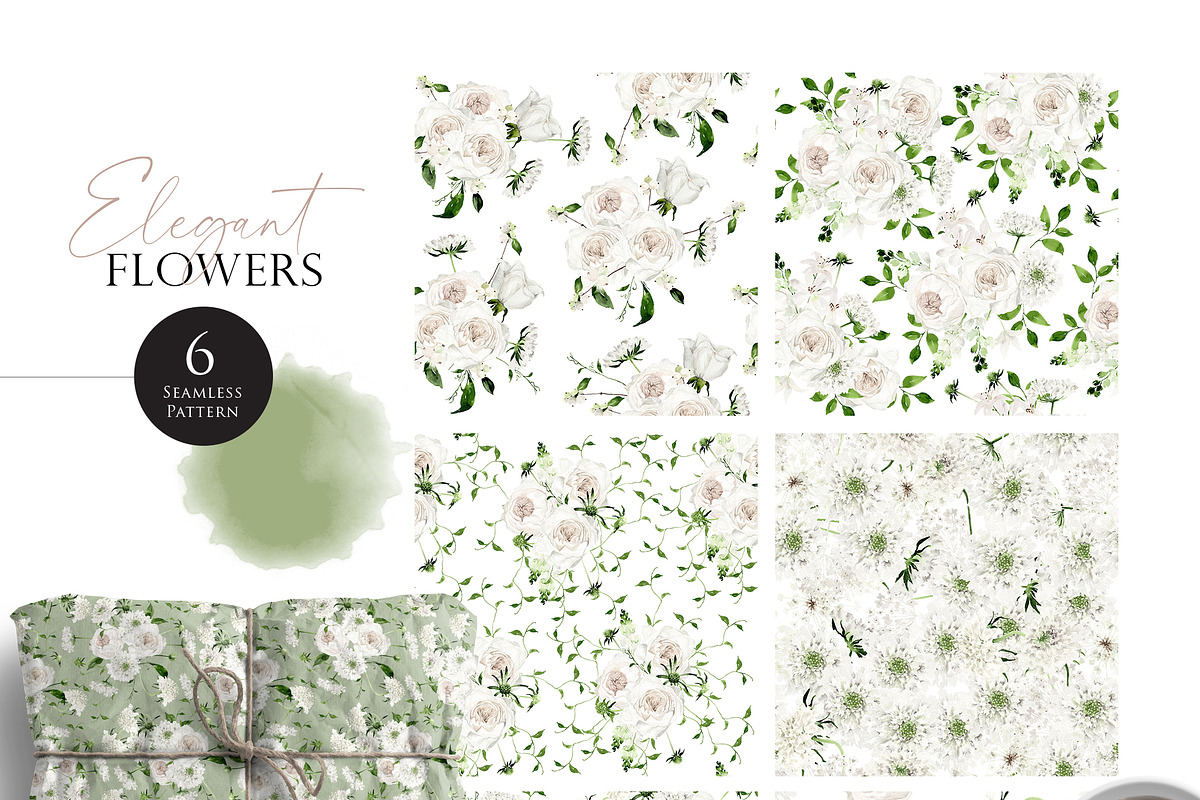 Watercolor flower - Elegant Wedding, an Illustration by Beigetime (Photo 9 of 12)