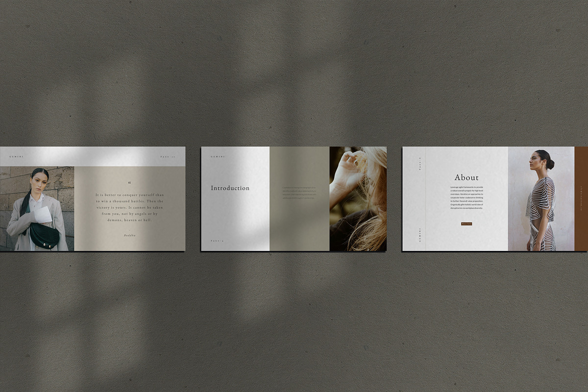 Gemini PowerPoint Presentation, a Presentation Template by SlideStation (Photo 3 of 13)