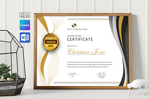 Certificate Template | Canva & Word