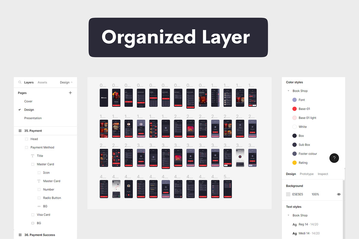 Bookz-Book Shop App UI Kit, an App Template by CreativeUI (Photo 4 of 7)