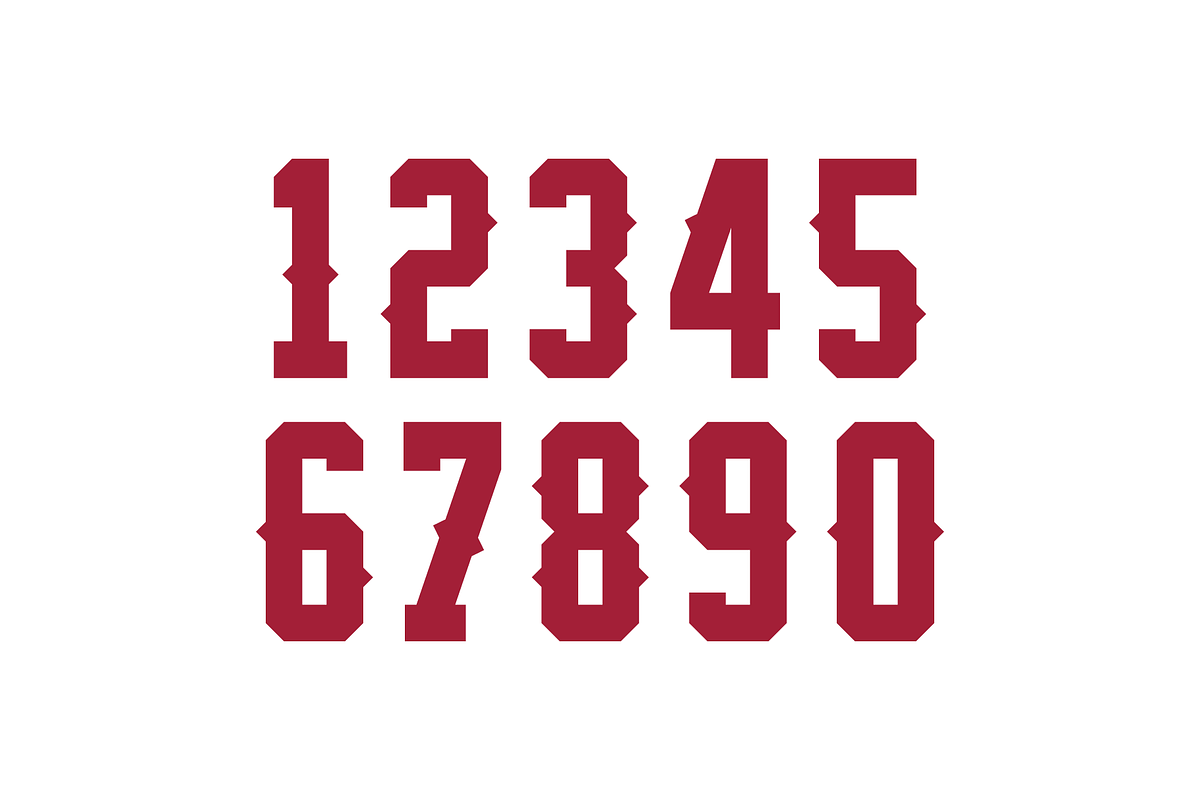 Strong Side Numeral Set preview 3