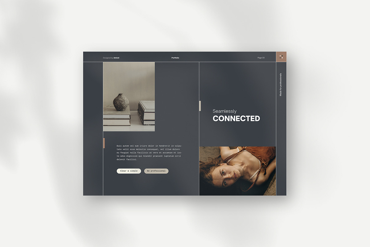 Antoni - Portfolio for Creatives, a Brochure Template by Imagination Area (Photo 9 of 16)