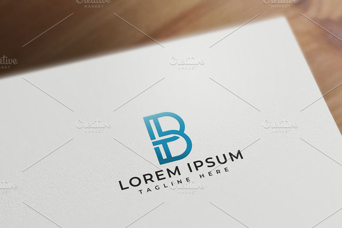 B letter logo, a Branding & Logo Template by vectplus (Photo 1 of 2)