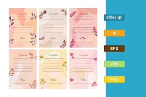 To Do List Template Flower Theme