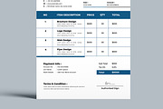 Corporate Invoice Layout, a Stationery Template by MightyDesign (Thumbnail 3 of 7)