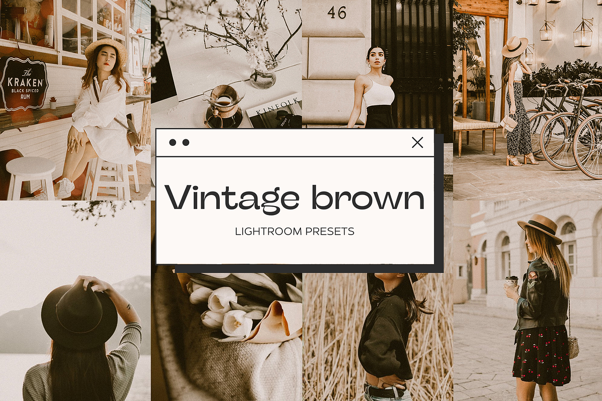 Vintage Brown Lightroom Presets, an Action Add-On by Eden Origin Studio (Photo 1 of 10)