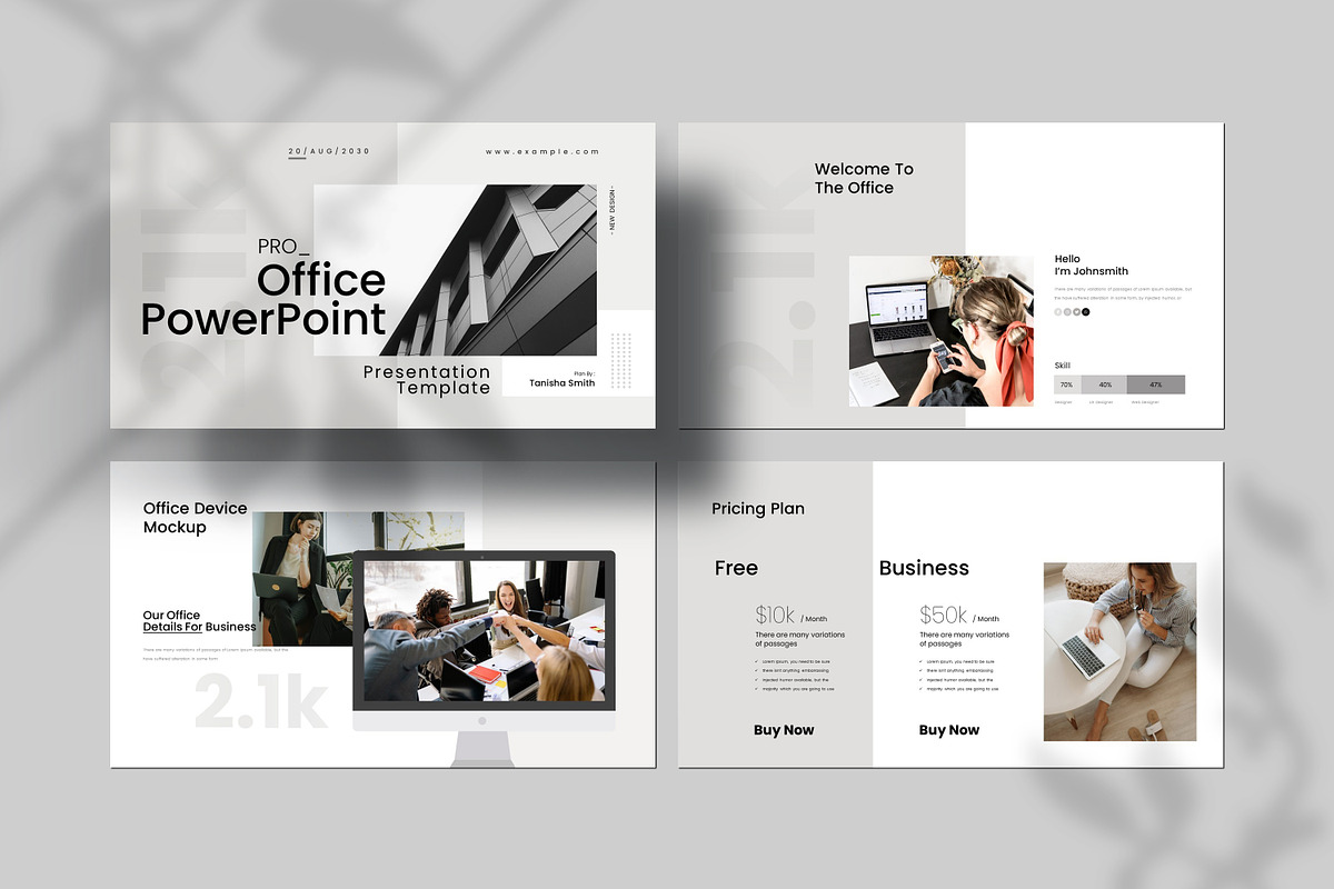 Por Office Presentation Template, a Presentation Template by Soraclod (Photo 3 of 9)