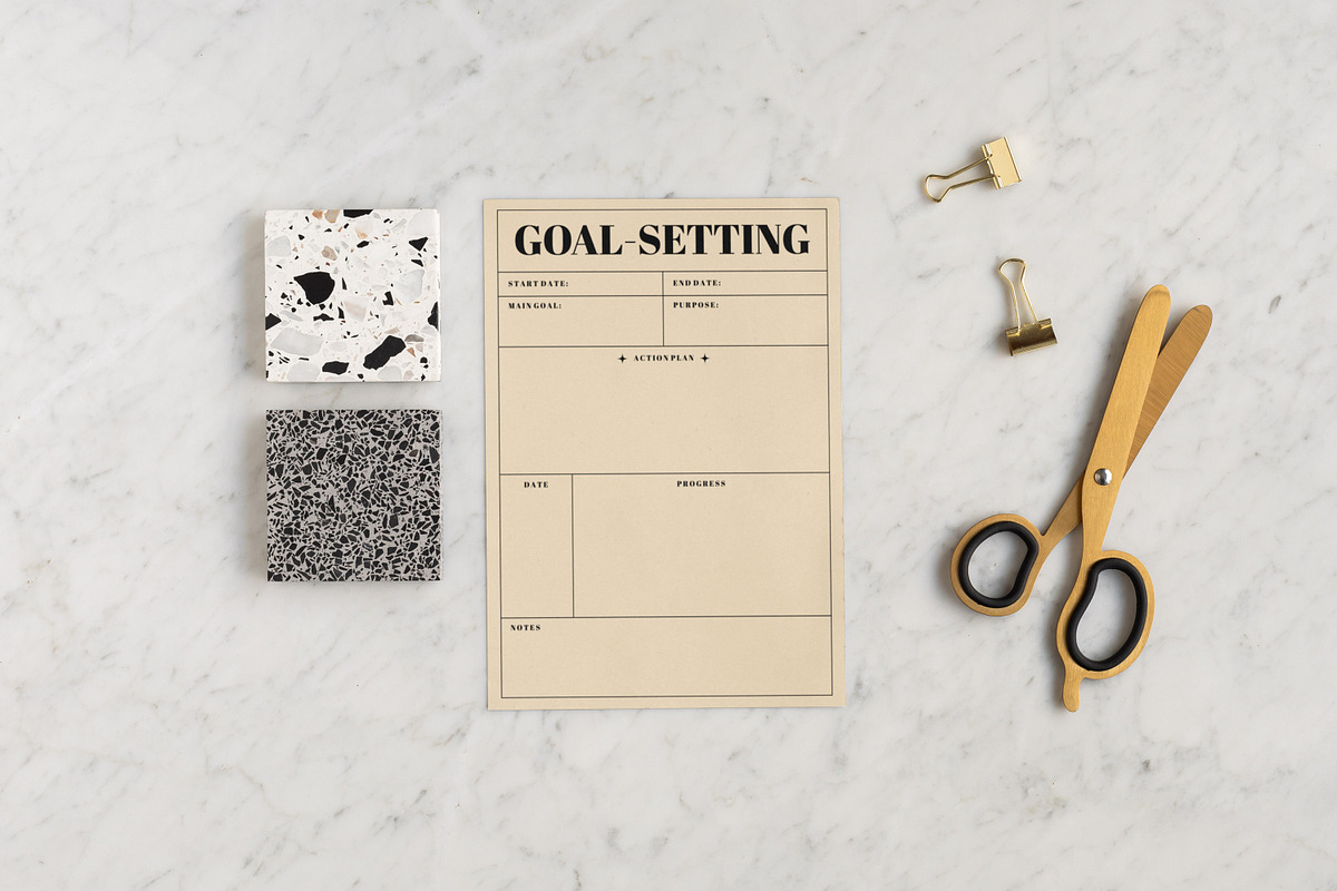 Daily, Project, Goal Planner Set, a Stationery Template by Artflorara (Photo 5 of 8)