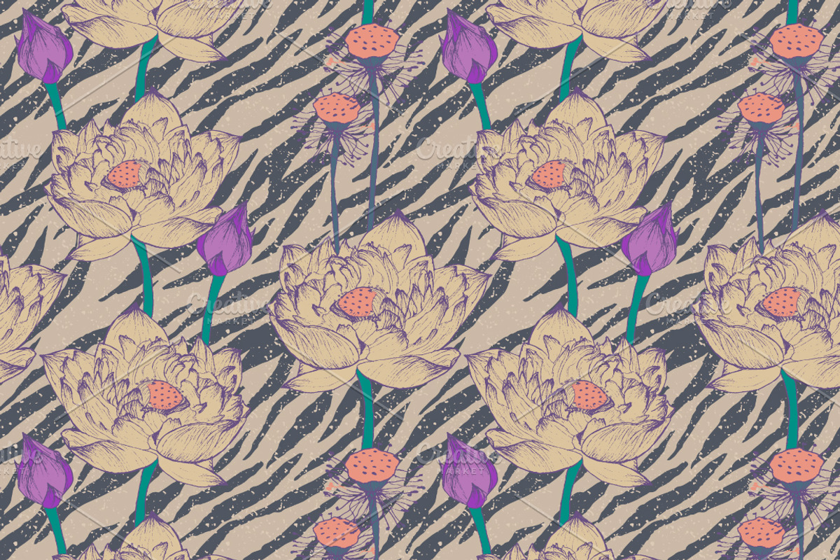 Vintage pattern. Old background