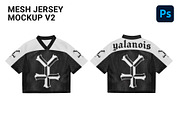 mesh jersey mockup V2, a Shirt Mockup by yalanois (Thumbnail 1 of 5)