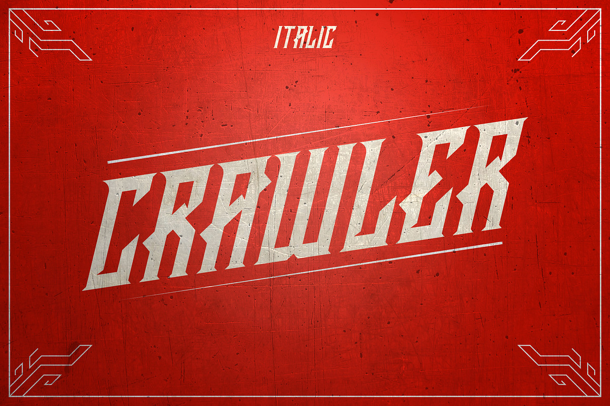 GRVS - Crawler Font preview 4