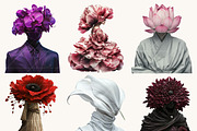 Surreal Art Floral Characters, a Person Illustration by BusyDaydesign (Thumbnail 3 of 9)