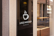 Glass Window Logo Mockup, an Advertising Mockup by RSplaneta (Thumbnail 1 of 2)