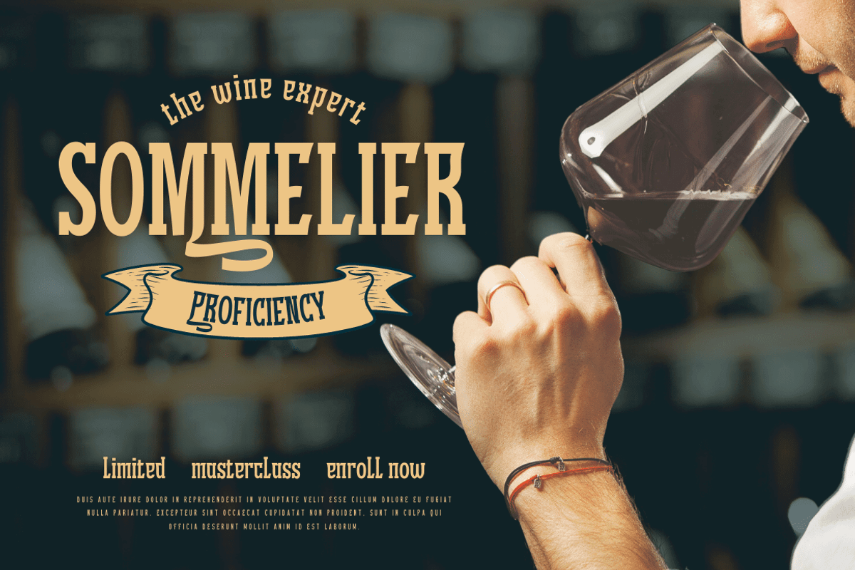 Mashok | Retro Condensed Font, a Serif Font by twinstd (Photo 7 of 13)