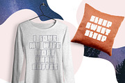 Poster Modern Scandinavian Font, a Font by Happy Letters (Thumbnail 6 of 7)