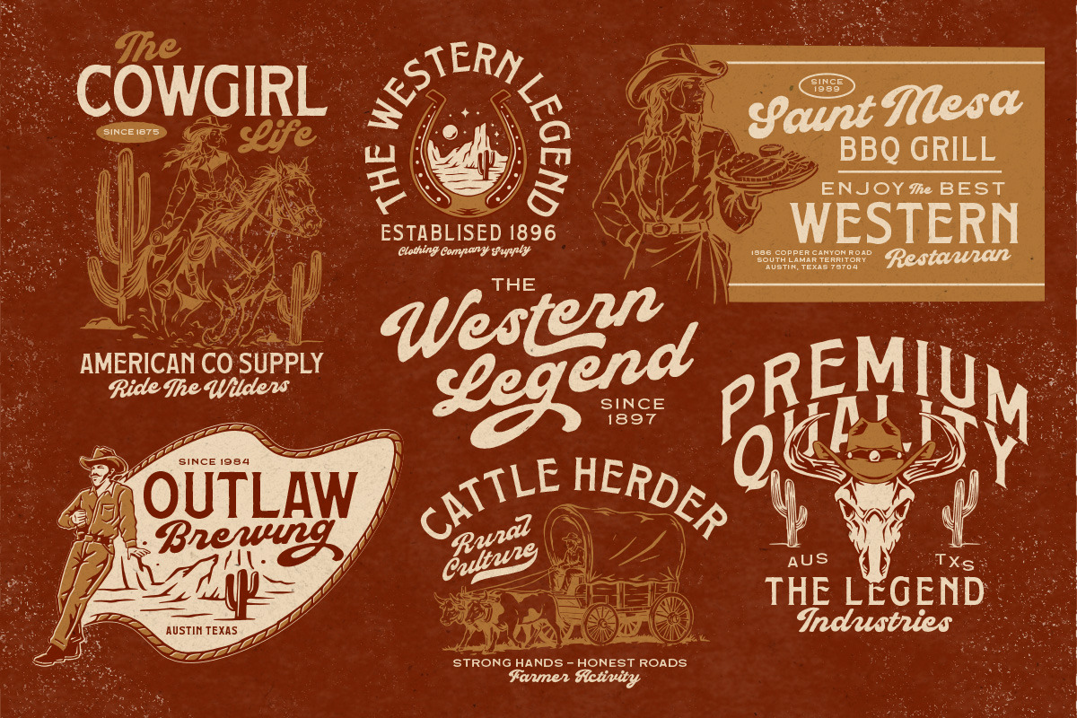 Fairmont Ridge Font Collection, a Script Font by Letterhend Studio (Photo 7 of 11)