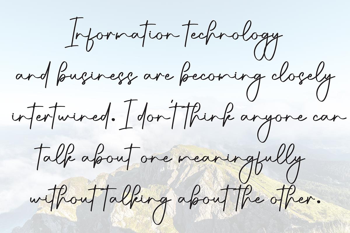 Brighton | Script Font, a Handwritten Font by Scratchones (Photo 6 of 9)