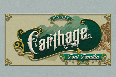 Carthage Font Family