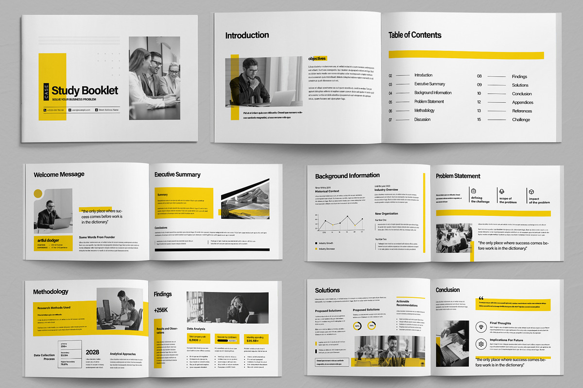 Case Study Booklet Design