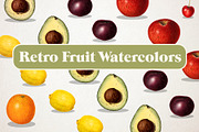 Vintage Fruit Illustrations, a Food Illustration by Catty Studio (Thumbnail 1 of 10)