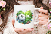 Sports Fathers Day Watercolor Png, an Illustration by RobertsArt (Thumbnail 3 of 8)