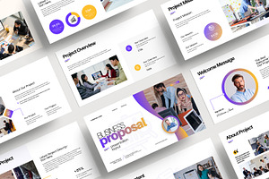 Project Proposal Presentation Design, a Presentation Template by MightyDesign