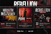 Rebellion - Music Flyer Templates, a Flyer Template by Inviline.co (Thumbnail 3 of 7)
