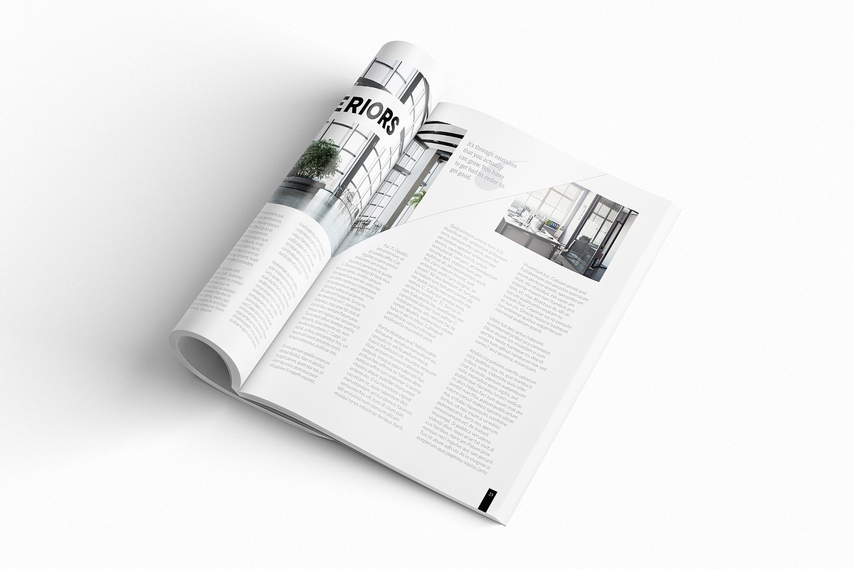 Magazine Template InDesign 11, a Magazine Template by Love Graphic Design (Photo 7 of 20)