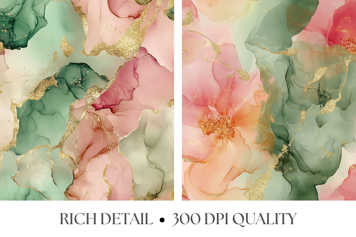 Sage & Pink Glitter Textures, a Texture Graphic by Artful Assets Boutique (Photo 3 of 4)