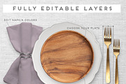 Menu Mockup Flat lay scene creator, a Product Mockup by chattypress (Thumbnail 2 of 5)