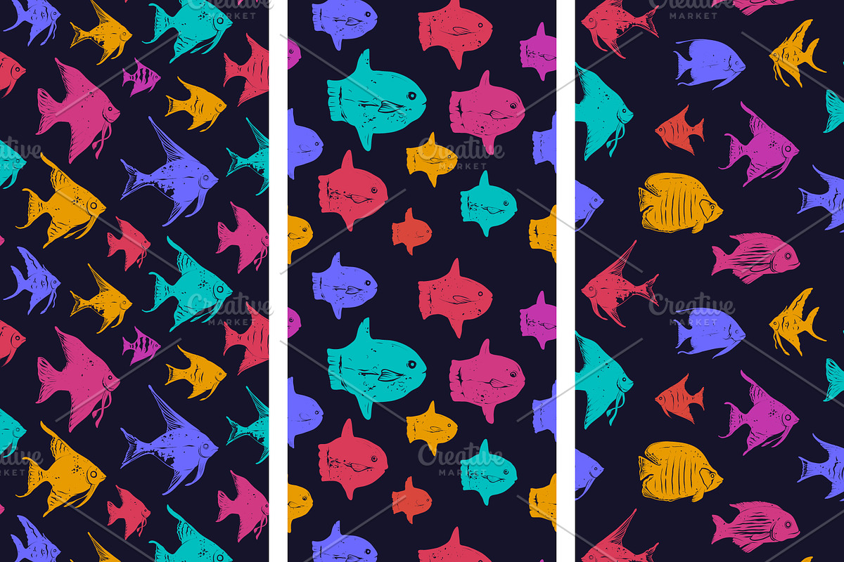Exotic Underwater Creatures Drawings, a Decorative Illustration by Adiemus (Photo 7 of 9)