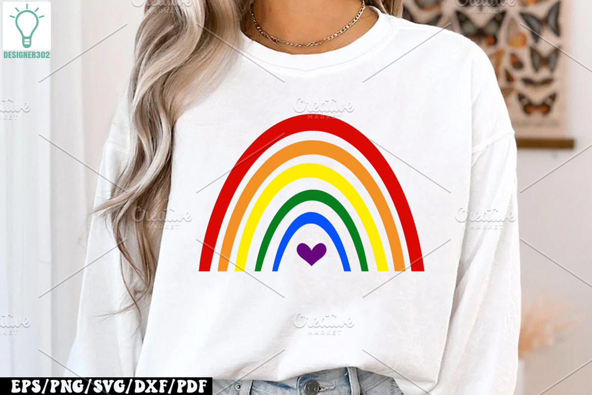 LGBTQ Pride SVG Bundle , Gay Pride, a Graphic by Designer302 (Photo 22 of 26)