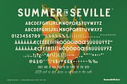 Summer in Seville, a Font by Komet & Flicker (Thumbnail 15 of 15)