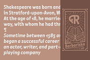 Barbariska Rough2 pack, a Font by Russian Fonts (Thumbnail 8 of 9)