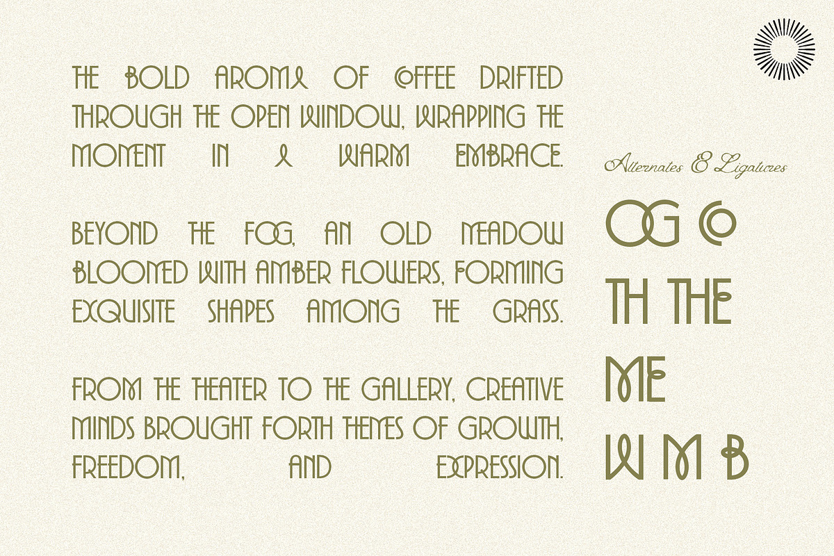 The Seranova - Contemporary DecoSans, a Sans Serif Font by Setara Langit CreativeStd (Photo 14 of 16)